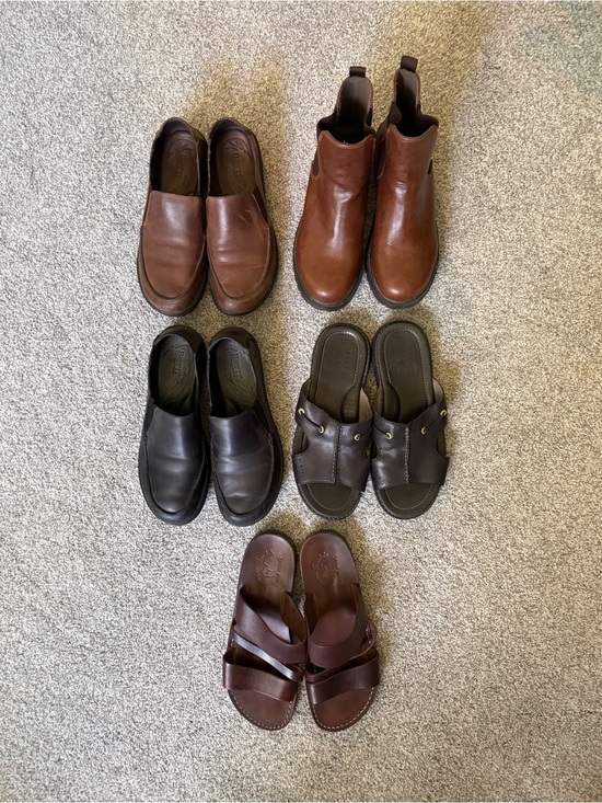 Jerusalem Sandals Shoes - Set of Jerusalem Sandals, Born, Soda, and Sperry Shoes SZ11